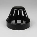 110mm Vent Cowling Terminal Black