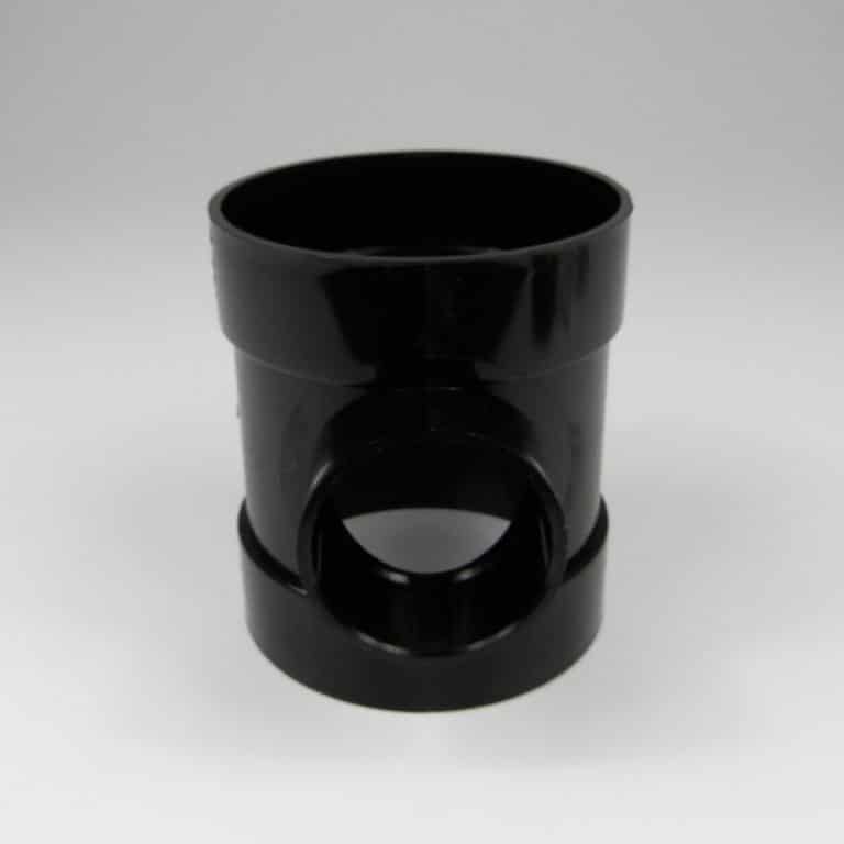 110mm Solvent Short Boss Pipe 50mm x 1 Single Inlet Black TWS