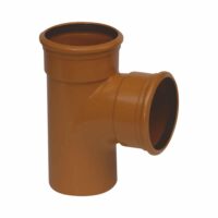 160mm Underground Drainage 90d Double Socket Tee Branch