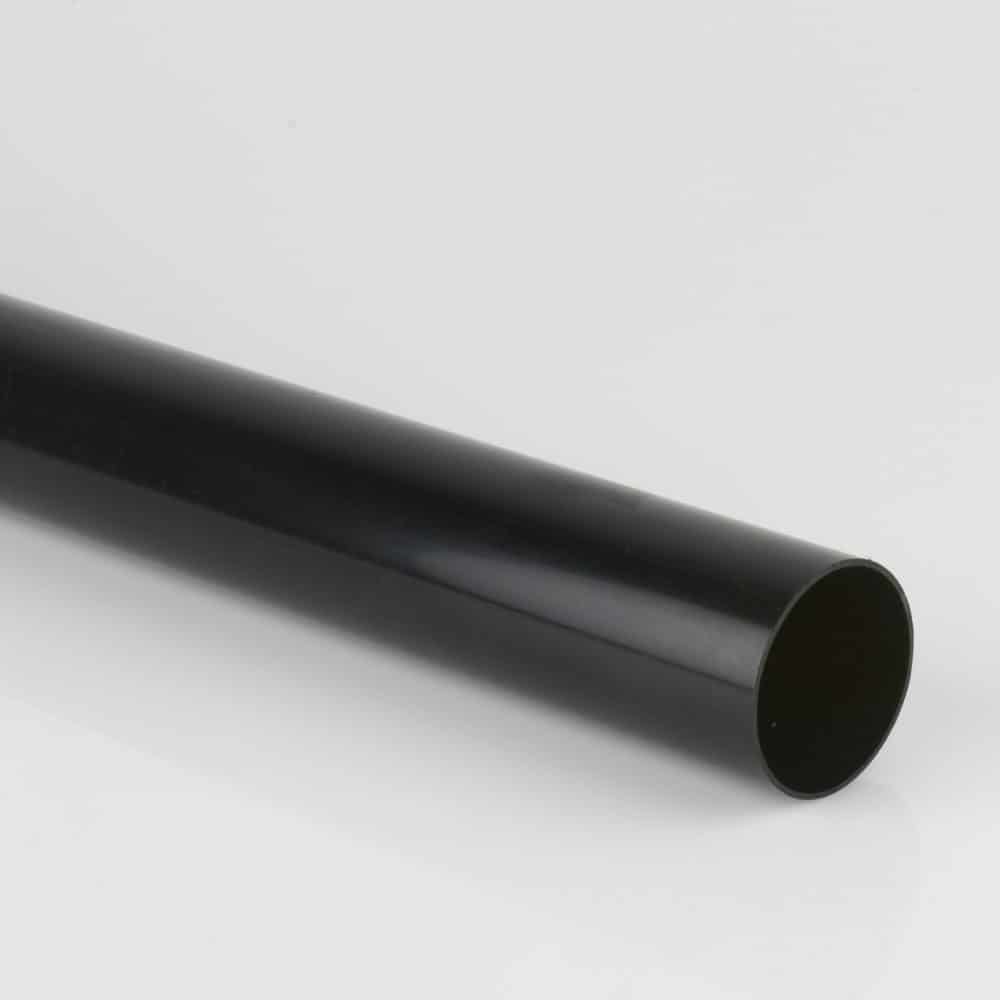 50mm Solvent Weld Waste Pipe 3M Black