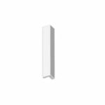 16mm Flat Fascia Double Corner 600mm White
