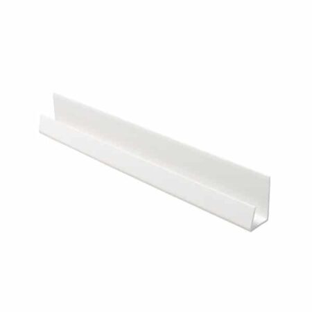 Cladding U Channel White 5m Length