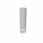 Ogee Fascia Corner 300mm White