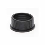 PushFit Soil Rubber Boss Adaptor 63-50 Black