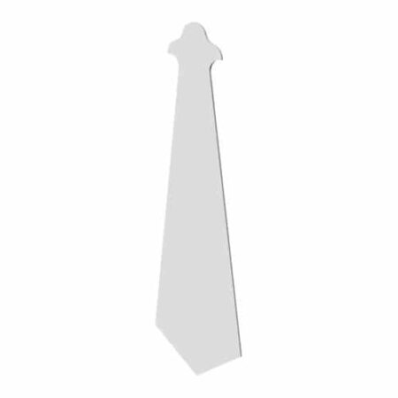 Finial White Decorative Fascia Joint Cover