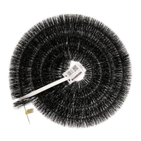 Hedgehog gutter brush 125mm x 4m black roofline gutter leaf guard