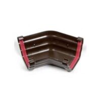 Freeflow Double Ogee 135 degree Gutter Angle Brown 135mm