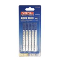 Faithfull Tools Jigsaw Blades (5) Wood 6tpi 75mm Fast Straight
