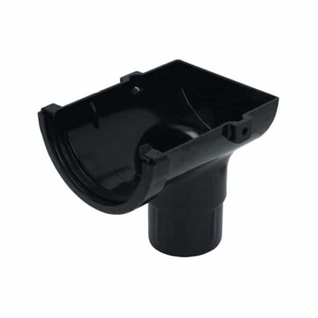 FloPlast MiniFlo 76mm Stop End Outlet ROM2 (Black, White, Brown, Anthracite Grey)