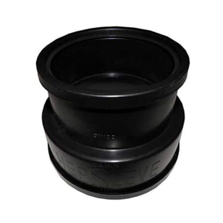 110mm PVC to thick wall clay pipe adaptor FloPlast D101 Hepsleve underground drainage fitting