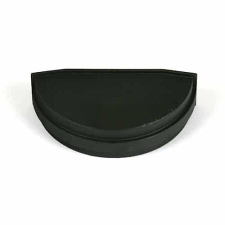 Cast Iron Style Half Round 112mm x External Stop End