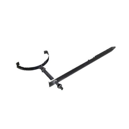 Black Coated Half Round 112mm Rise & Fall Bracket