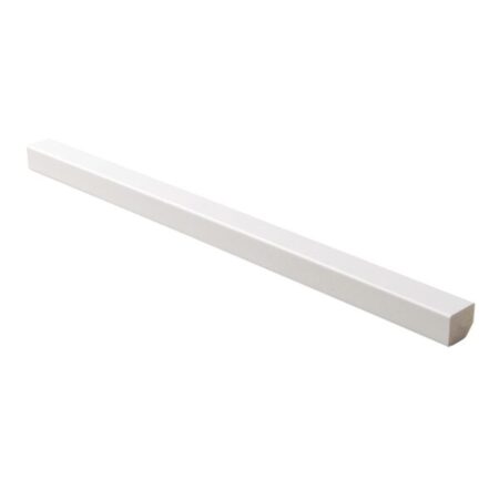 15mm x 13mm Rectangle Window Trim 5m White
