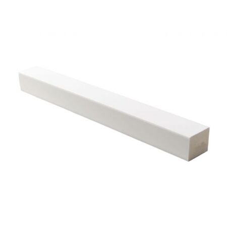 19mm x 19mm Rectangle Window Trim 5m White