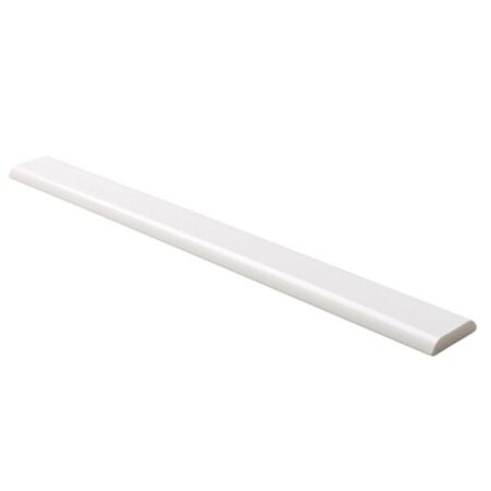 28mm x 6mm D-Mould Window Trim 5m White