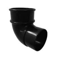 Freeflow 68mm Round Downpipe 90.5d Offset Bend Black