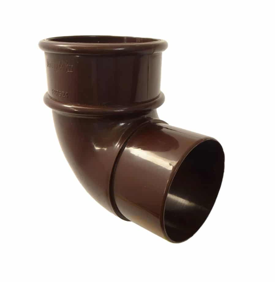 Freeflow 68mm Round Downpipe 90.5d Offset Bend Brown