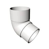 Freeflow 68mm Round Downpipe 112d Offset Bend White FRR527