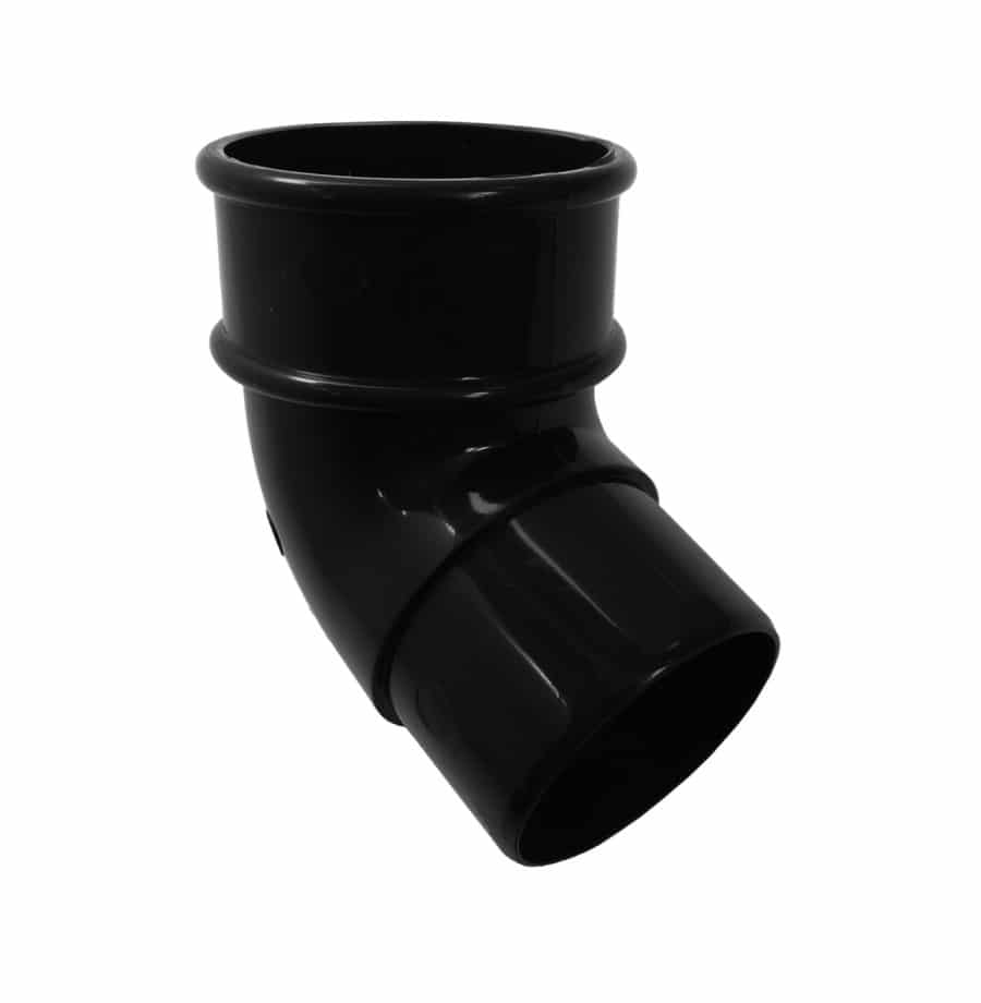 Freeflow 68mm Round Downpipe 112d Offset Bend Black FRR527B