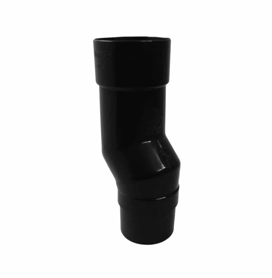 Freeflow 68mm Round Downpipe Mini Offset Black