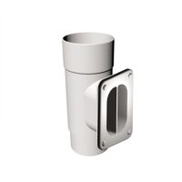 Freeflow 68mm Round Downpipe Access Pipe White