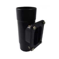 Freeflow 68mm Round Downpipe Access Pipe Black