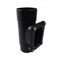 Freeflow 68mm Round Downpipe Access Pipe Black