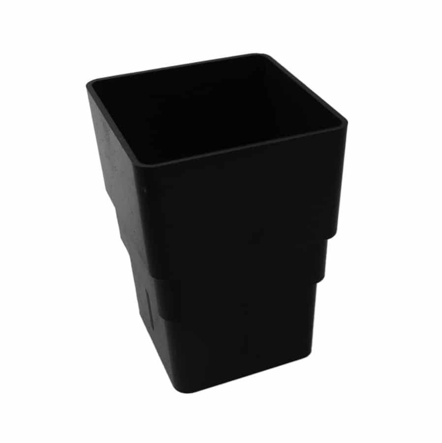 Freeflow 65mm Square Downpipe Socket Joiner Black FRS525B