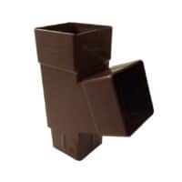 Freeflow 65mm Square Downpipe 112d Branch Brown FRS529LB