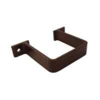 Freeflow 68mm Square Downpipe Clip Flush Brown FRS536LB