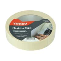 Timco Masking Tape Cream 50m x 25mm SMT25