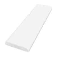 Freefoam 28mm d mould trim 5m white woodgrain upvc trim FD28WGW