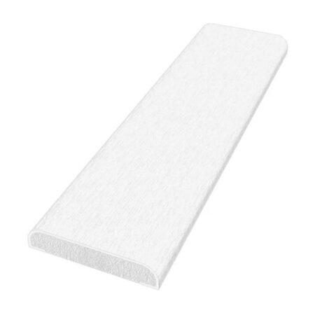 Freefoam 28mm d mould trim 5m white woodgrain upvc trim FD28WGW