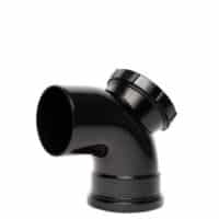 110mm Single Socket Access Bend 87.5° push fit soil pipe fitting
