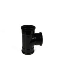 110mm Soil Branch 87.5 degree push fit triple socket fitting