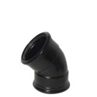 110mm Double Socket Bend 45° push fit soil pipe fitting