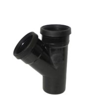 110mm Double Socket Branch 45° push fit soil pipe fitting