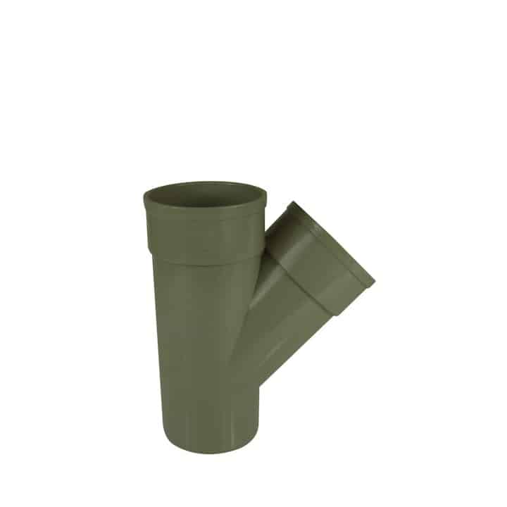 110mm Solvent Weld Branch 45° double socket soil pipe fitting