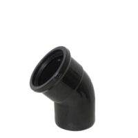 110mm Single Socket Bend 45° push fit soil pipe fitting