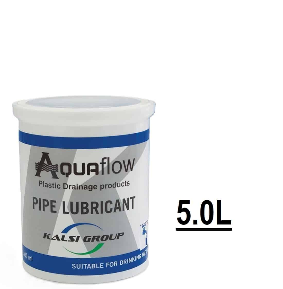 Aquaflow 5L Pipe Lubricant gel for push fit drainage systems