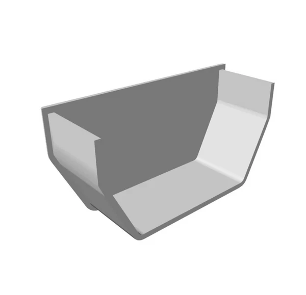 internal stop end 114mm square Freefoam Freeflow black white brown