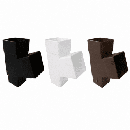 Freeflow 65mm Square Downpipe Branch 112°