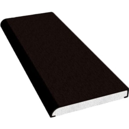 Freefoam 90mm architrave trim 5m black ash woodgrain upvc trim FA90WGB