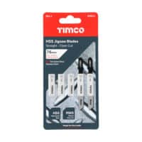 Timco Metal Cutting Jigsaw Blades 5 Pack – 76mm Blades
