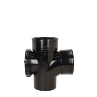110mm Solvent Weld Double Socket Access Branch 87.5° soil pipe fitting