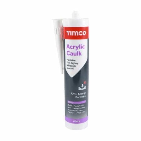TIMCO Acrylic White Caulk 300ml