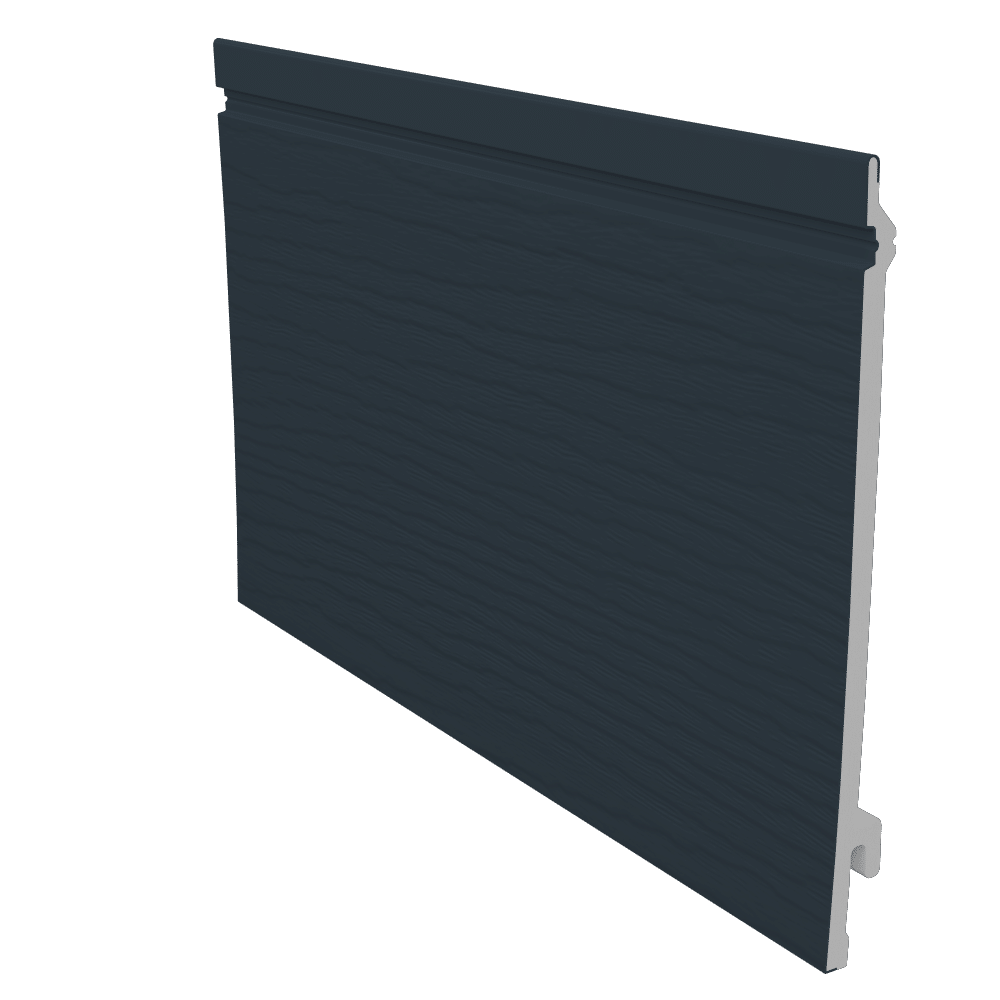 Anthracite Grey Fortex Feather Edge Cladding 170mm x 5m pack of 4