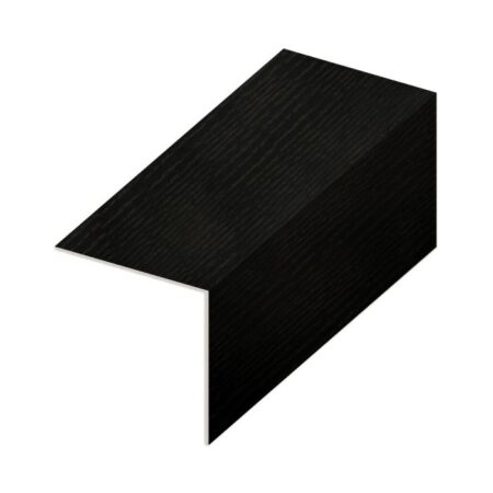 Solid Rigid Angle Black Ash Woodgrain Foil 5m (Choose Size)