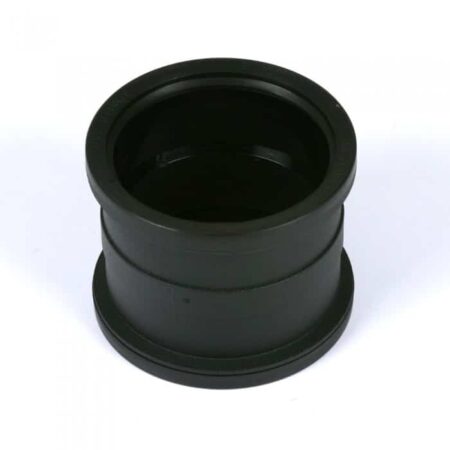 110mm cast iron effect connector black double socket Brett Martin Cascade soil fitting