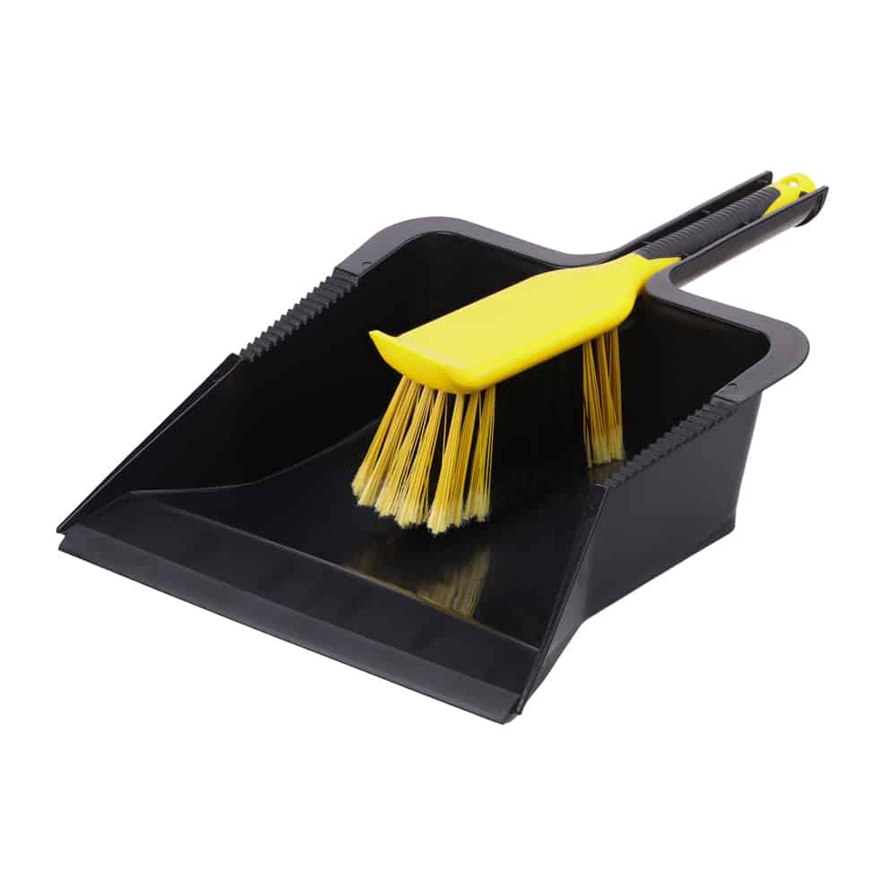 Bulldozer HD Dust Pan & Brush Set (12")